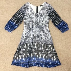 Enfocus Studio Long Sleeve Chiffon Dress